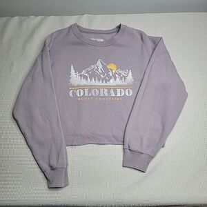 Hollister Cropped sweatshirt m